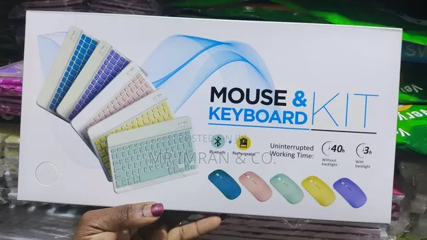 Rechargeable Bluetooth Keyboard and Mouse Kit - 1