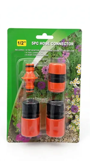 AgroMax 5-Piece Garden Hose Connector Set