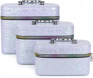 Vanity Beauty Cases & Makeup Organizers Set