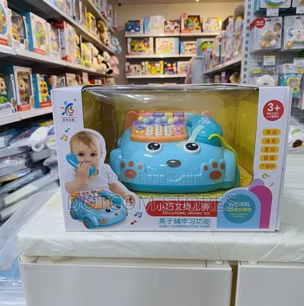 Baby Multi-Function Educational Telephone Car Toy - 1