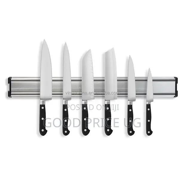 Wall-Mounted Magnetic Knife Strip - 1