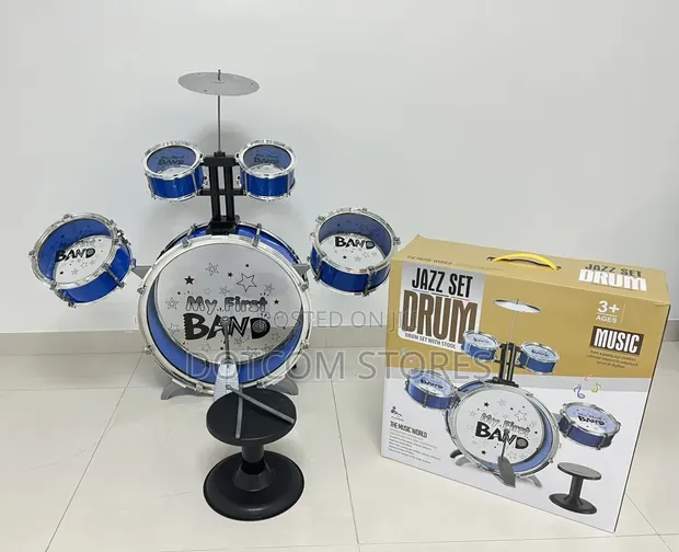 5-Piece Children's Toy Jazz Drum Set - 1