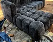 L-Shaped Sofa - 4 Seater, Black - 2