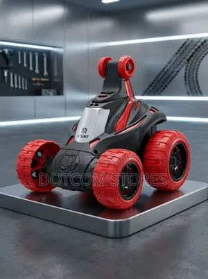 Discovery Toys Red and Black Stunt Toy Car