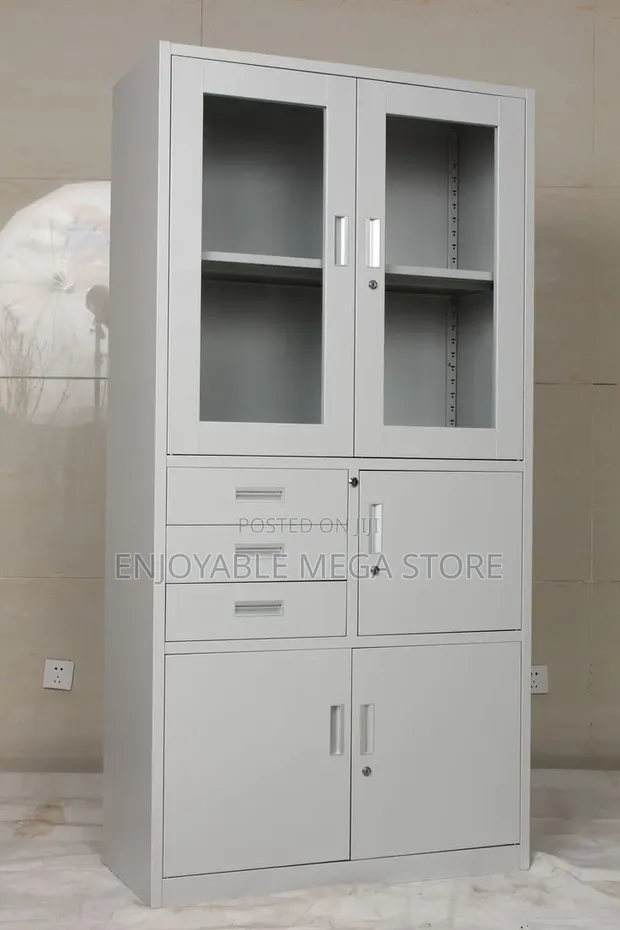 Brand New Metal File Cabinet with Safe - 1