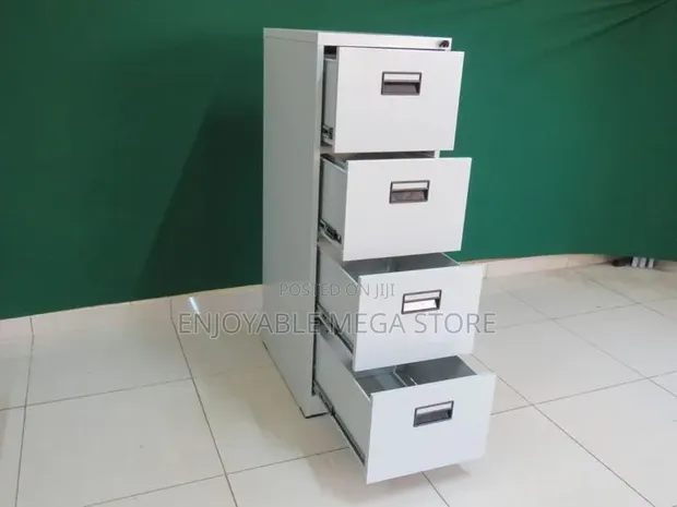 Modern Executive Metal File Cabinet - Brand New - 1