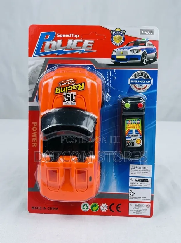SpeedTop Police/Sport Racing Wired Remote-Control Toy Car - 1