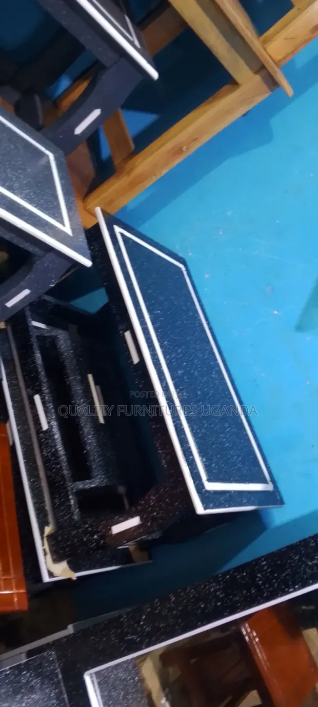 Black and White Wooden Coffee Table - 1