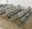 Metallic Office Waiting Chairs - 3 Seaters - 1