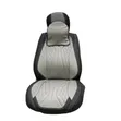 Premium Beige & Brown Leatherette Car Seat Covers - 1