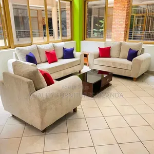 6 Seater Fibre Pillows Sofa Set