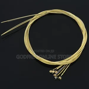 Pack of 6 Guitar Steel Strings - Light Tension