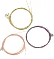 Pack of 6 Guitar Steel Strings - Light Tension - 4