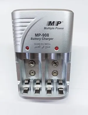 MP Rechargeable Battery Charger for AA, AAA, 9V