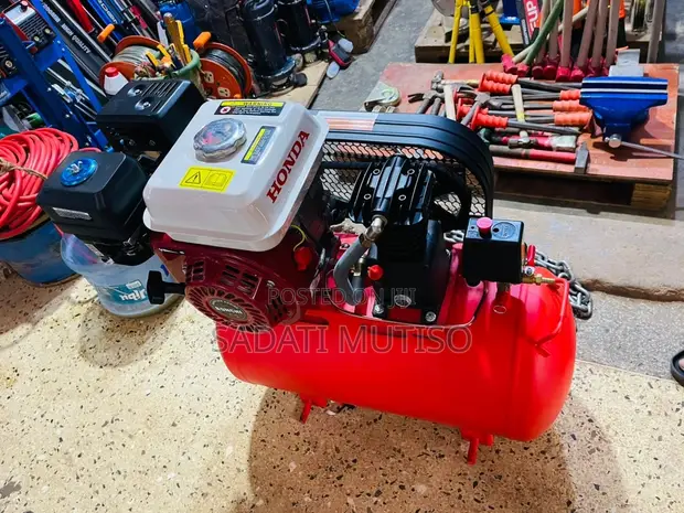 50 Liter Fuel Air Compressor with Honda Engine - 1