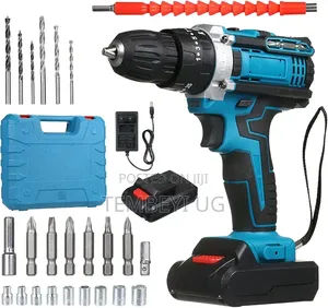 Ace Cordless Drill Driver Kit 21V with 2 Batteries & Toolbox