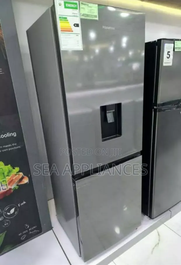 Hisense Fridge with Water Dispenser - 341L, Bottom Freezer - 1
