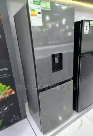 Hisense Fridge with Water Dispenser - 341L, Bottom Freezer