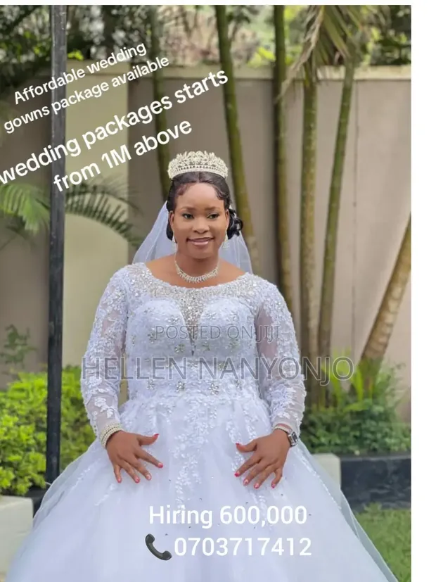 Elegant Wedding Dress for Hire - 1