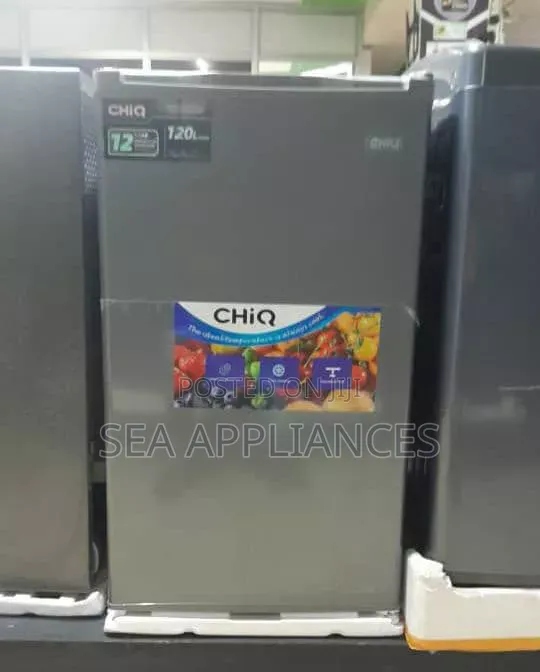 Chiq Single Door Refrigerator - 120L, Silver - 1