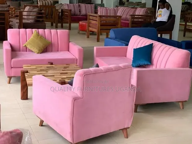 6 Seater Classic Sofa Set - Brand New - 1