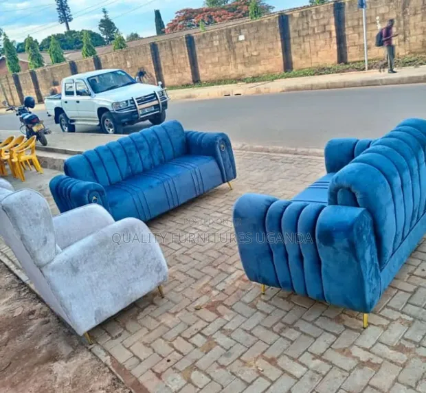 6 Seater Chesterfield Sofa Set - 1