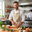 Waterproof Adjustable Aprons for Men & Women with Pockets - 2