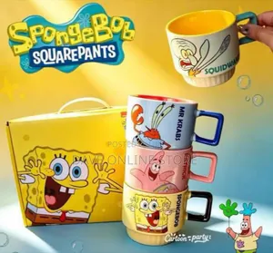4-Piece SpongeBob Characters Cups