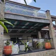 Aluminum Profile Balcony Shade with Glass - 1