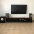 6ft TV Stand with Drawers - Brown - 1