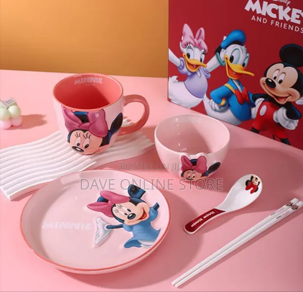 3D Mickey Mouse Porcelain Dinner Sets - 1