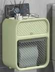 Wall Mounted Dual Storage Tissue Box - 2