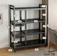 Adjustable 4-Tier Kitchen Shelves & Vegetable Storage Rack - 2