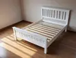 4x6 High-Quality White Wooden Bed Frame - 3