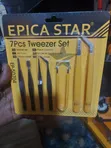 7pcs Anti Static Stainless Steel Tweezers Set - 2