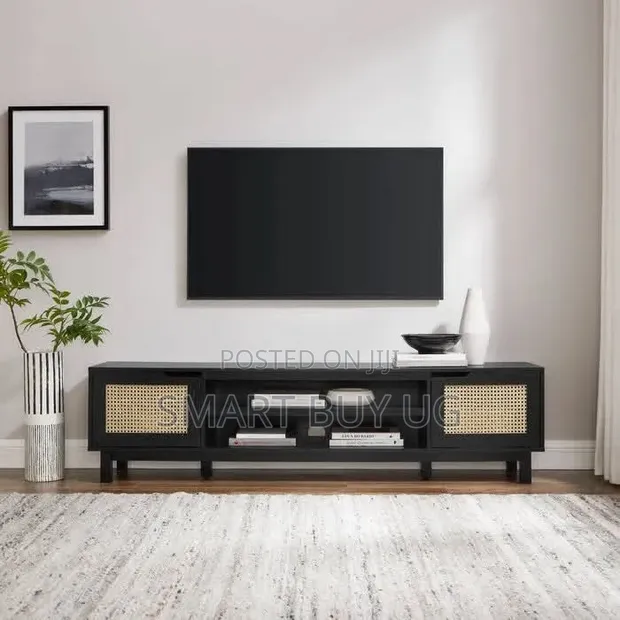 Brand New TV Stand Unit with Drawers and LED Lights - 1