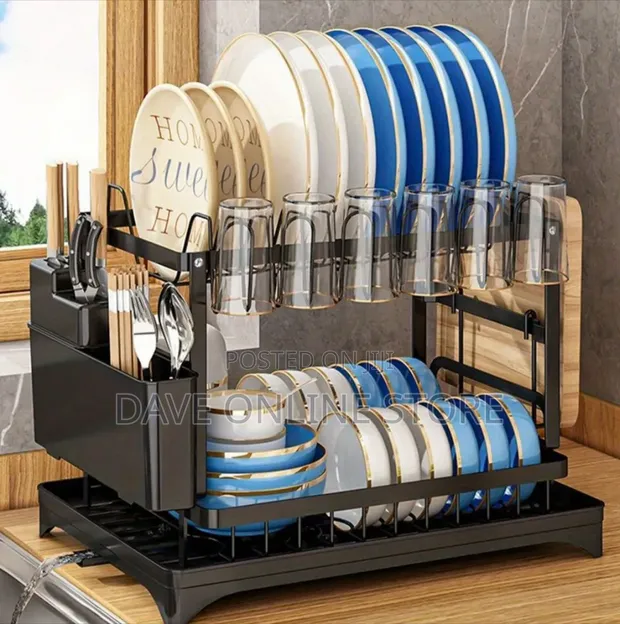 2-Tier Dish Rack - 1