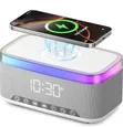 Multifunction Bluetooth Speaker Alarm Clock Wireless Charger - 2
