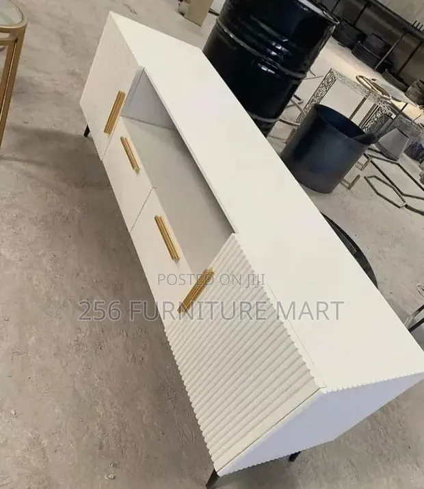 Modernized TV Stand with Drawers - 1