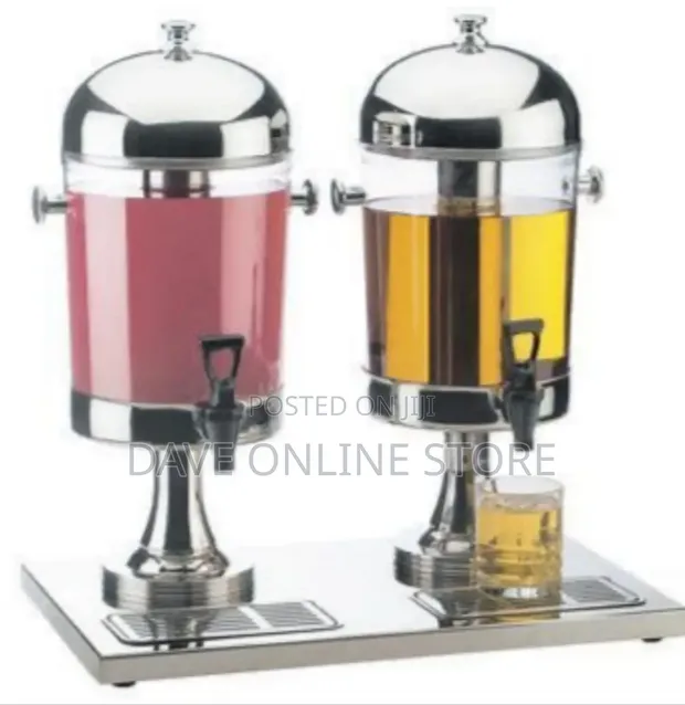 Brand New Double Commercial Juice Dispenser - 1