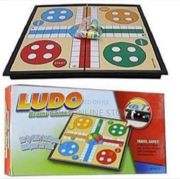 Ludo Brains Game - Portable Magnetic Folding Board Set - 1