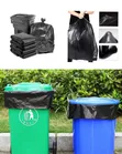 20 Pieces Large Black Heavy Duty Trash Can Liners (120 Liters, 30x36 Inches) - 1
