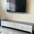 Brand New White TV Stand with Drawers and LED Lights - 2