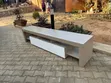 6ft White TV Stand with Drawers and LED Lights - 2