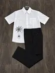 Designer Clothes - Black, Men's, Brand New - 2