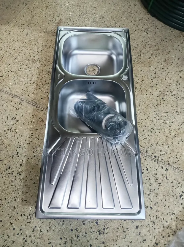 Heavy Duty Double Bowl Kitchen Sink - 1