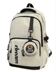 Cream-Colored Dream School Backpack - 1