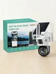 4G PTZ Solar Security Camera with Dual-Screen - 2
