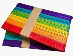 100 Count Jumbo Popsicle Sticks (6 Inches)