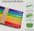 100 Count Jumbo Popsicle Sticks (6 Inches) - 2